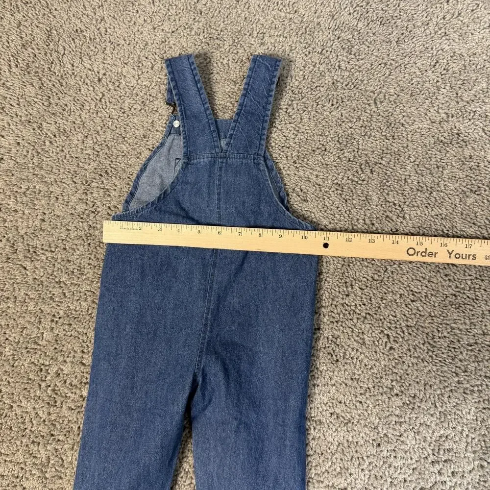 Bass Pro Shops Overall Boys 12-18 Months Blue Denim One-Piece Adjustable Strap